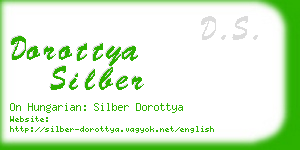 dorottya silber business card